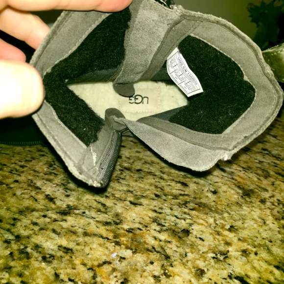 UGG “Wilde” leather waterproof Moto biker buckle boots - Picture 9 of 16